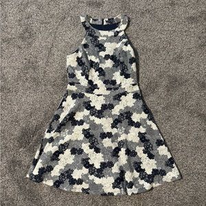 Truly Poppy Navy/White Floral Dress